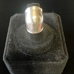 Classic 925 Sterling silver dome ring